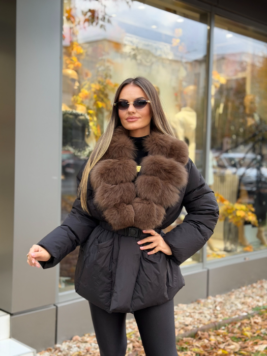 Geaca cu Blana Naturala Tazilla [3]