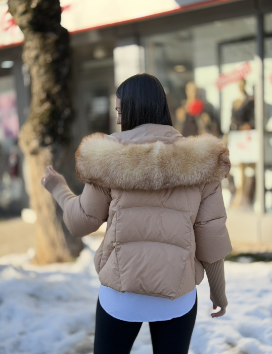 Geaca cu Blana Naturala Zellasa [5]