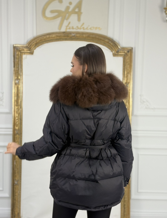 Geaca cu Blana Naturala Zellea [7]