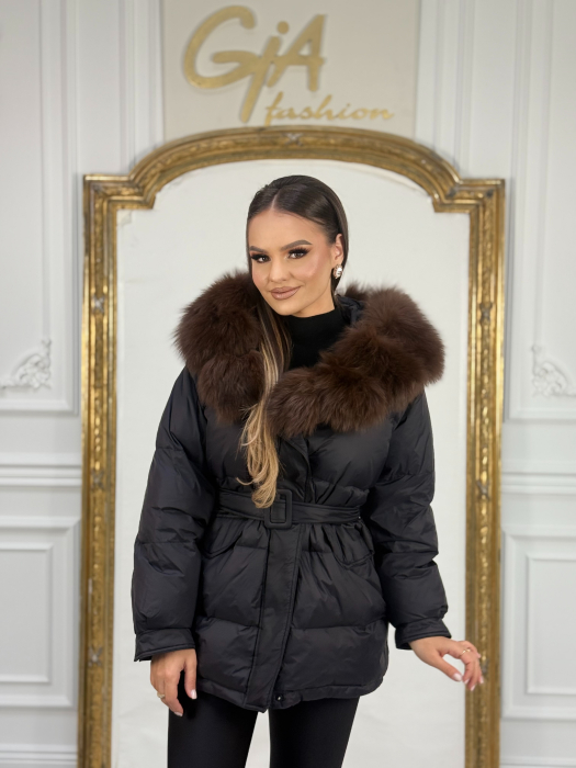 Geaca cu Blana Naturala Zellea [4]