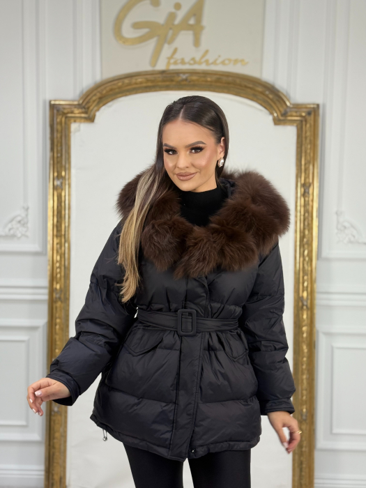 Geaca cu Blana Naturala Zellea [2]