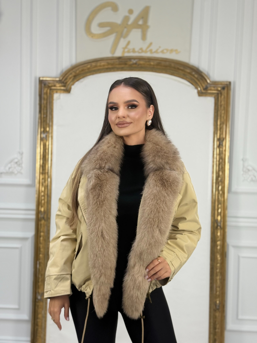 Geaca cu Blana Naturala Zemassia [4]