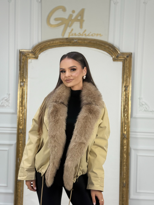 Geaca cu Blana Naturala Zemassia [1]