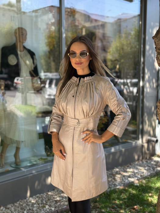 Geaca din Piele Naturala Lessy [3]