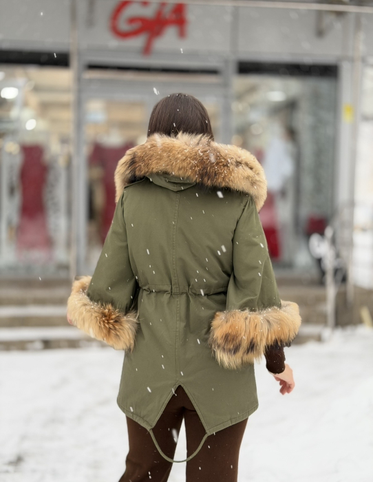 Geaca Emella cu Blana Naturala Della [6]