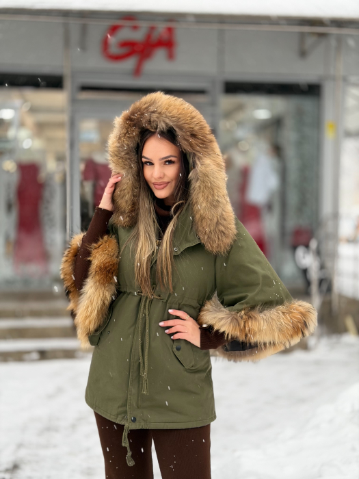 Geaca Emella cu Blana Naturala Della [3]