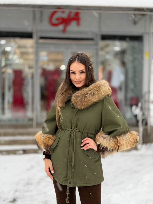 Geaca Emella cu Blana Naturala Della [5]