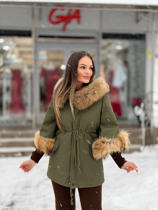 Geaca Emella cu Blana Naturala Della [2]