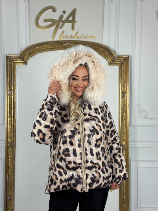 Geaca Flo&Clo cu Blana Naturala Karemi [5]