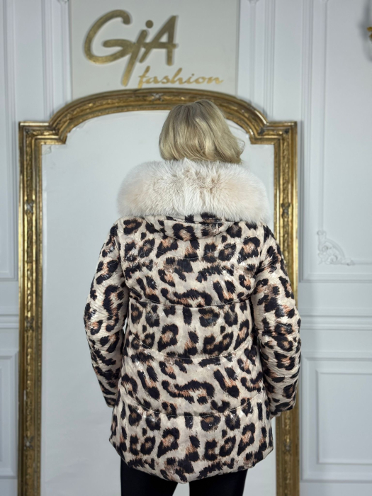 Geaca Flo&Clo cu Blana Naturala Karemi [3]