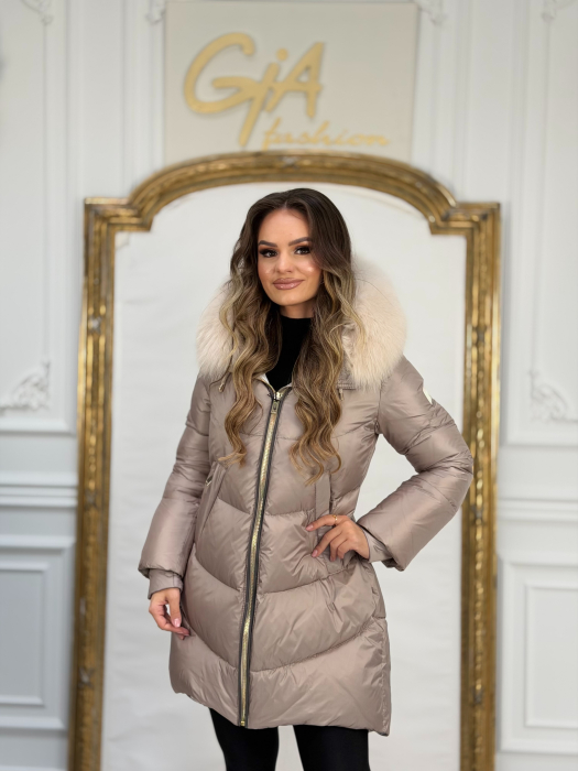 Geaca cu Blana Naturala Riania [3]