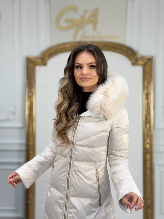 Geaca cu Blana Naturala Snowy [5]