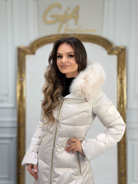 Geaca cu Blana Naturala Snowy [4]