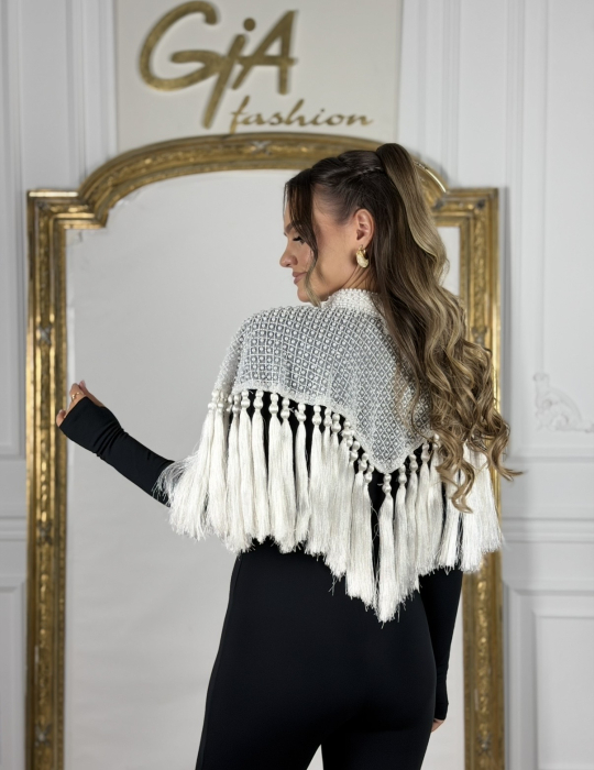 Guler cu Margele Avessia White [4]