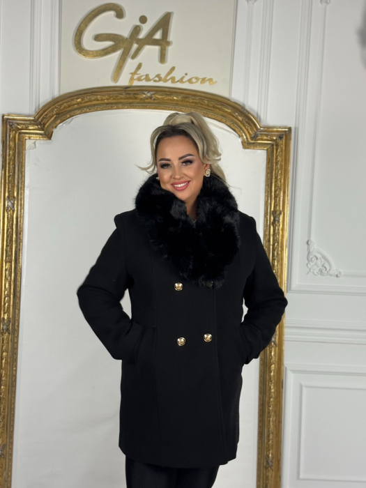 Palton cu Blana Ecologica Avellia [9]