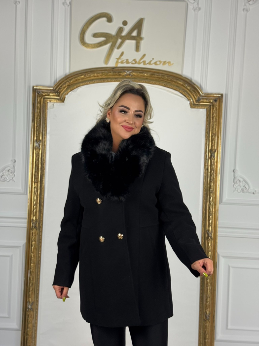 Palton cu Blana Ecologica Avellia [10]