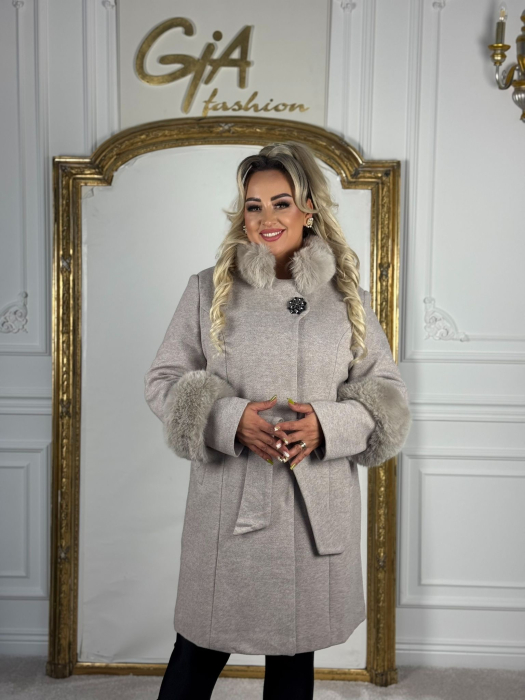 Palton cu Blana Ecologica Tellesia [9]