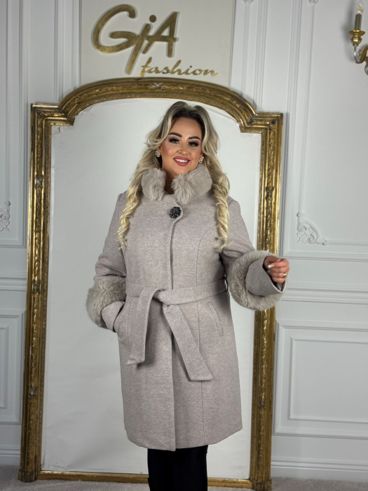 Palton cu Blana Ecologica Tellesia [8]