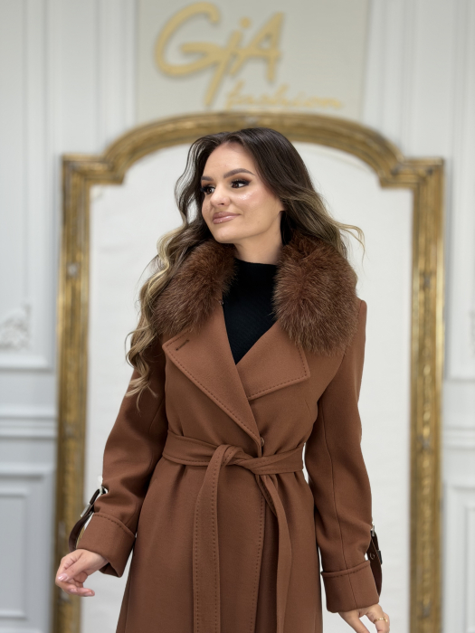 Palton cu Blana Naturala Damella [2]