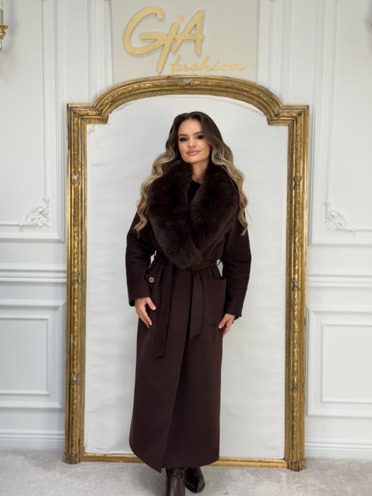 Palton cu Blana Naturala Gessela [4]