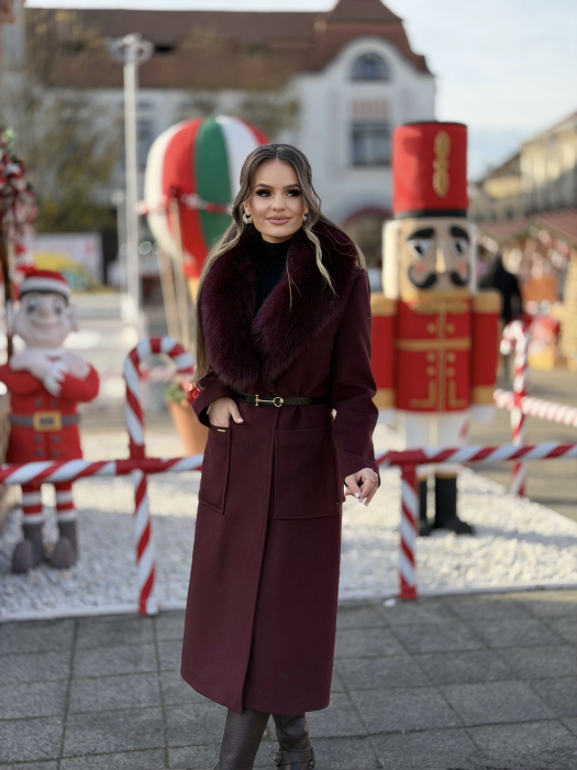 Palton cu Blana Naturala Kamissa [5]