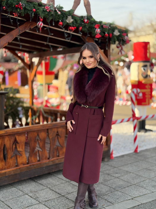 Palton cu Blana Naturala Kamissa [3]