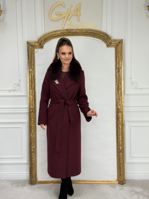 Palton cu Blana Naturala Karella [10]