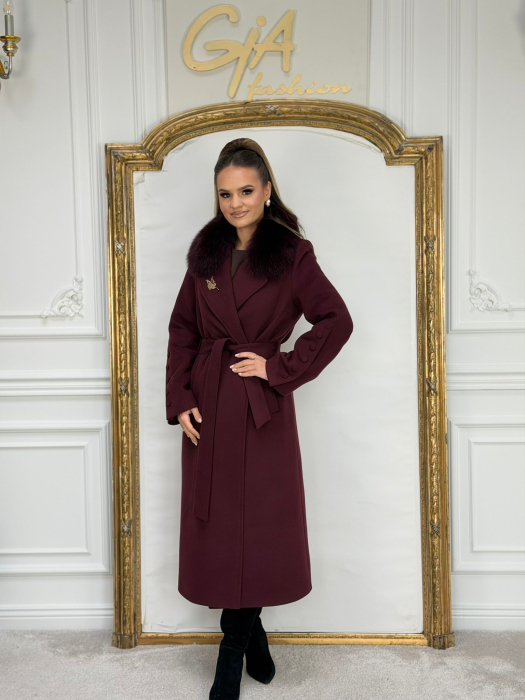 Palton cu Blana Naturala Karella [3]