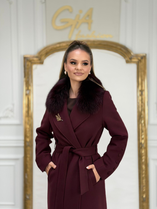 Palton cu Blana Naturala Karella [5]