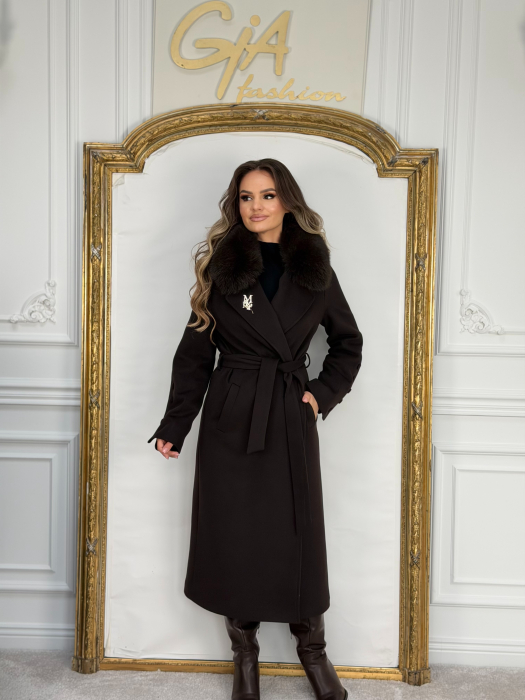 Palton cu Blana Naturala Maseria [5]