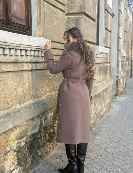 Palton cu Blana Naturala Mellea [10]