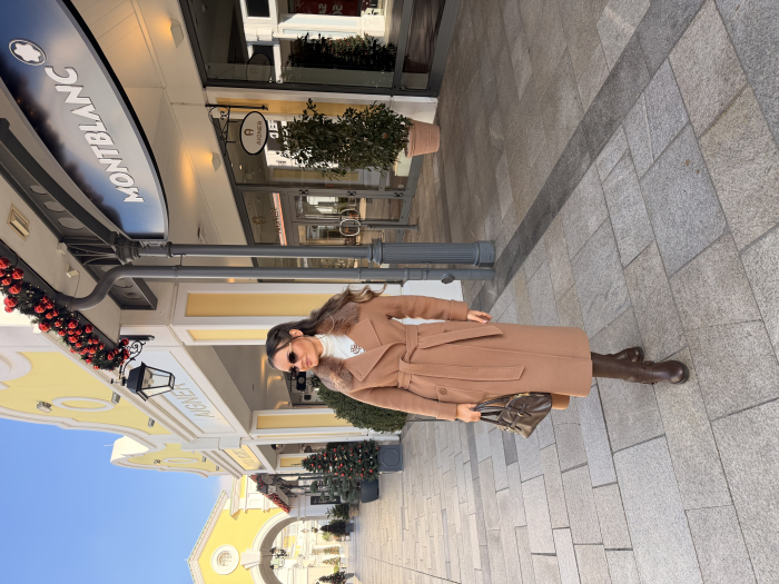 Palton cu Blana Naturala Sellea [8]