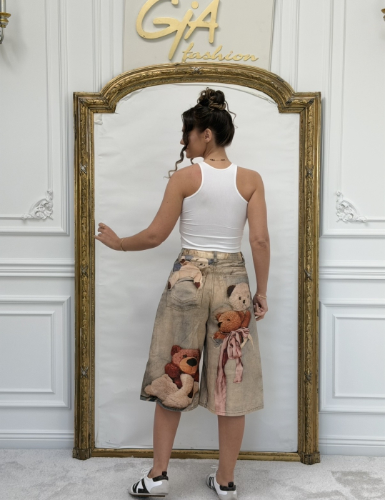 Pantaloni Denim Bear [6]