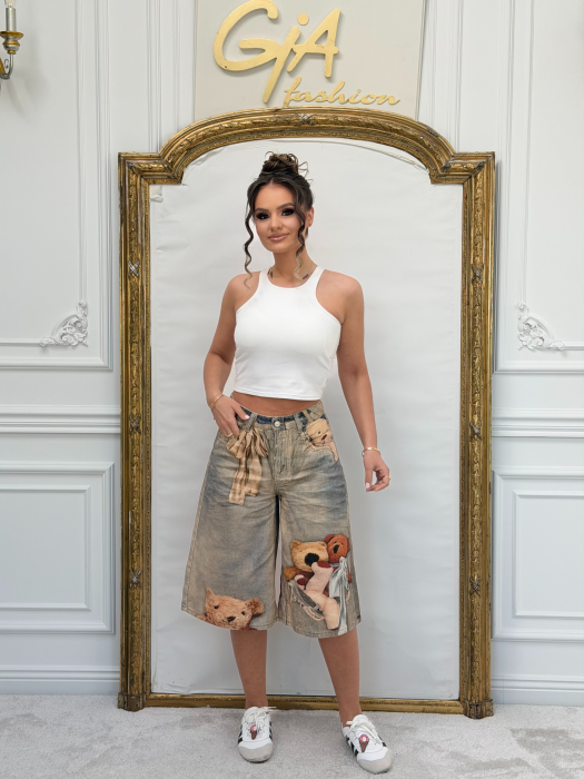 Pantaloni Denim Bear [5]