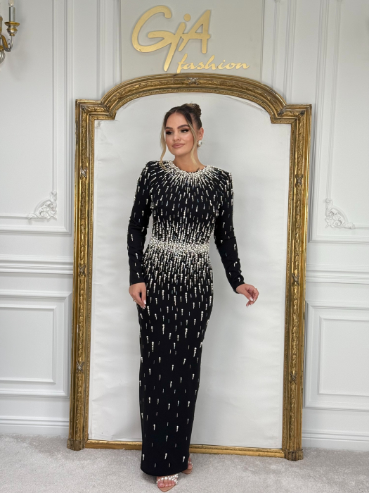 Rochie Acerissa BLACK WHITE [2]