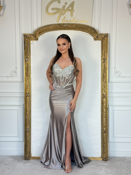 Rochie Adellia Grey [3]