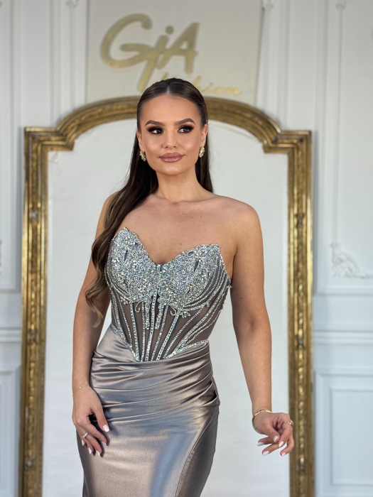 Rochie Adellia Grey [2]