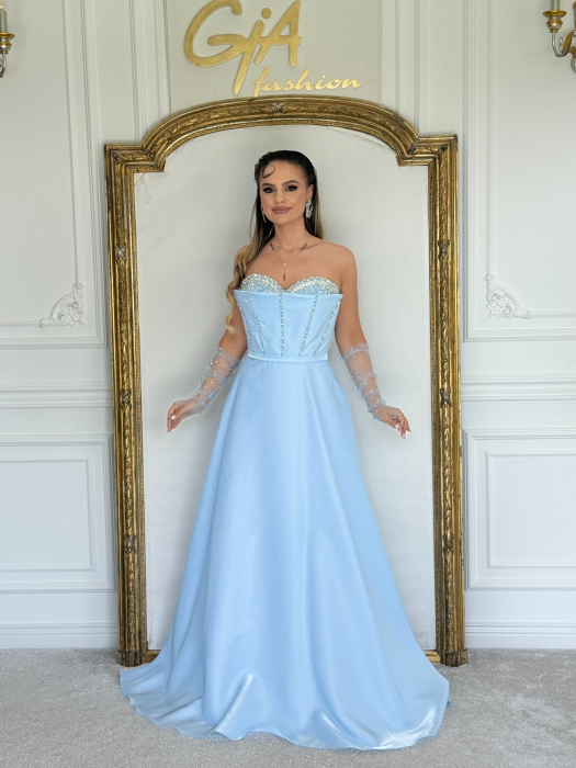 Rochie Ademia BABY BLUE [6]
