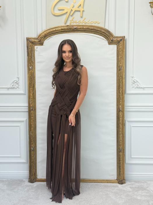 Rochie Ademia Brown [3]
