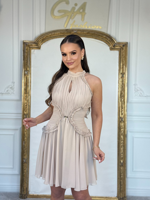 Rochie Adilia Beige [5]