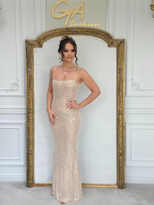 Rochie Alessy Beige [6]