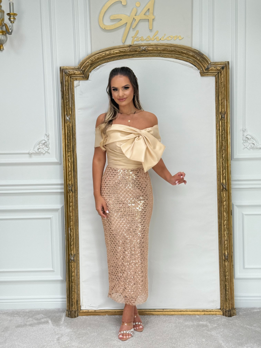 Rochie ALLESIA GOLD [4]