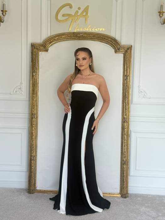 Rochie Amilla BLACK and WHITE [7]