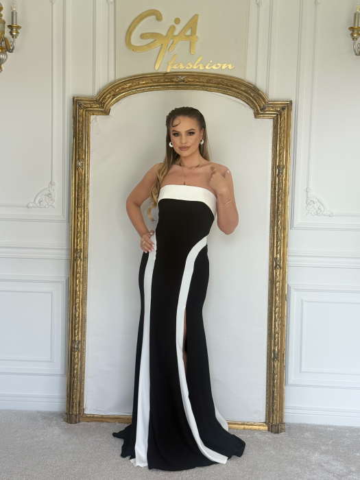 Rochie Amilla BLACK and WHITE [3]