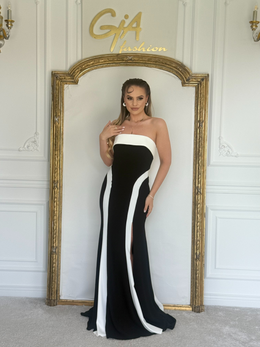 Rochie Amilla BLACK and WHITE [2]