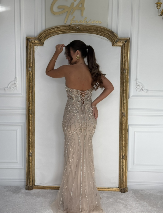 Rochie Artessia Beige [5]