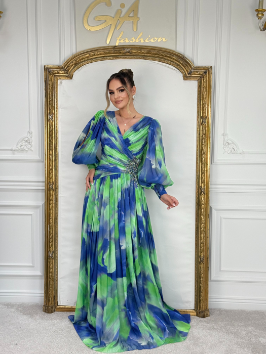 Rochie Asemy BLUE GREEN [4]