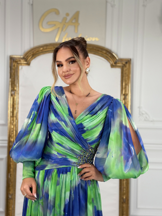 Rochie Asemy BLUE GREEN [6]