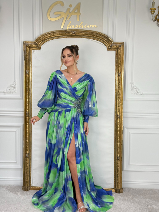 Rochie Asemy BLUE GREEN [8]