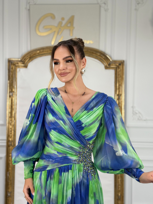 Rochie Asemy BLUE GREEN [2]
